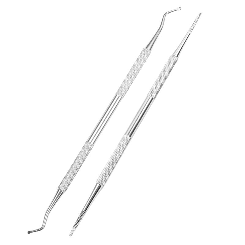 Toenail Lifter: 1 Silver Stainless Steel - Anti-slip Design Safe Durable Pedicure Tool for Foot Care Ingrown Toenail Treatment - Image 1