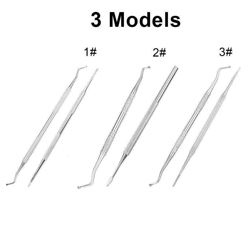 Toenail Lifter: 1 Silver Stainless Steel - Anti-slip Design Safe Durable Pedicure Tool for Foot Care Ingrown Toenail Treatment - Image 2