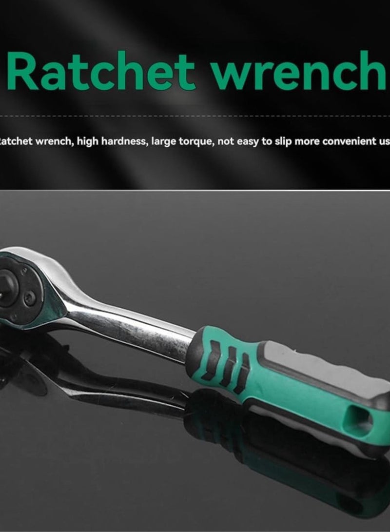 GGOOT 53-Piece Auto Repair Tool Set Quick Ratchet Wrench Set Auto Repair Hardware Tools for Home Car Repair - Image 5