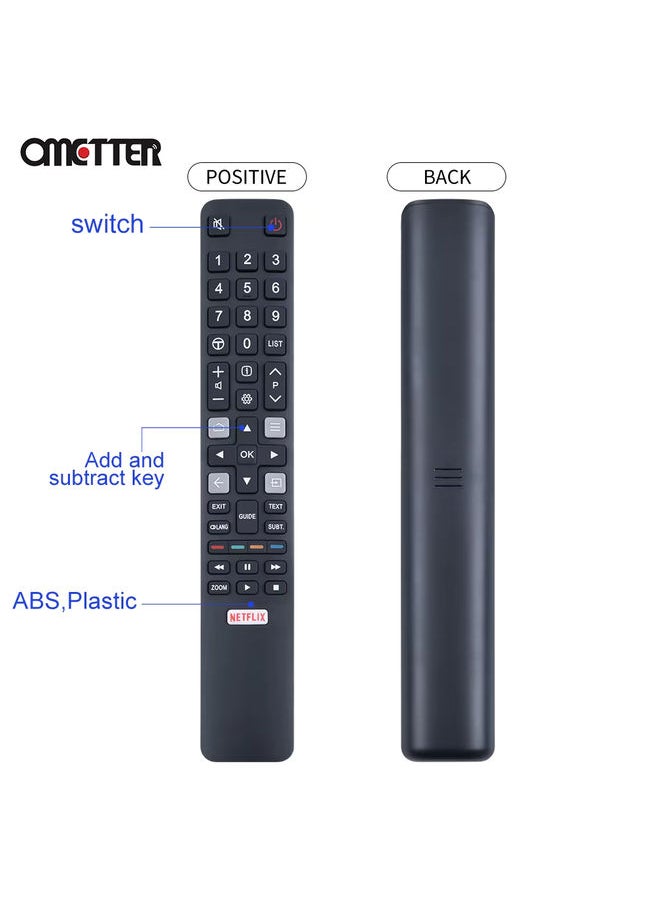 OMETTER - RC802N YU14 YAI3 YUI2 YUI1 YU11 Fit for TCL Smart TV Remote Control 65C2US 75C2US 43P20US U65S9906 U43P6006 Controller - Image 1