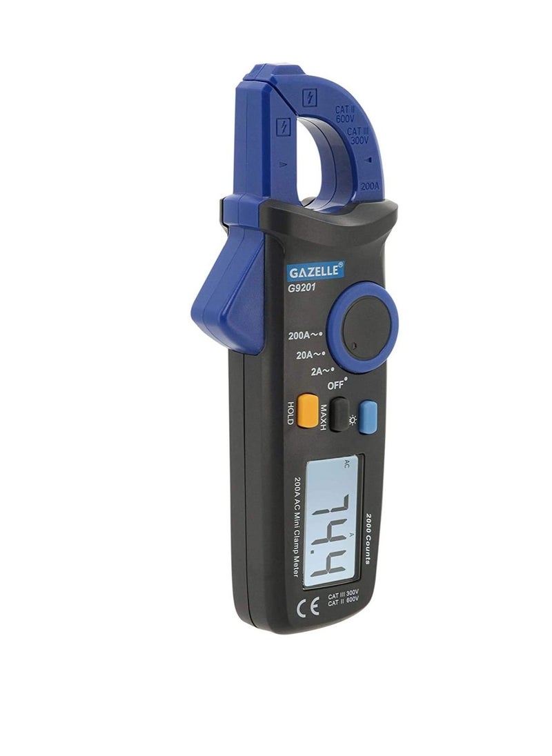 Gazelle Gazelle G9201 200A AC Mini Clamp Meter  - Image 2