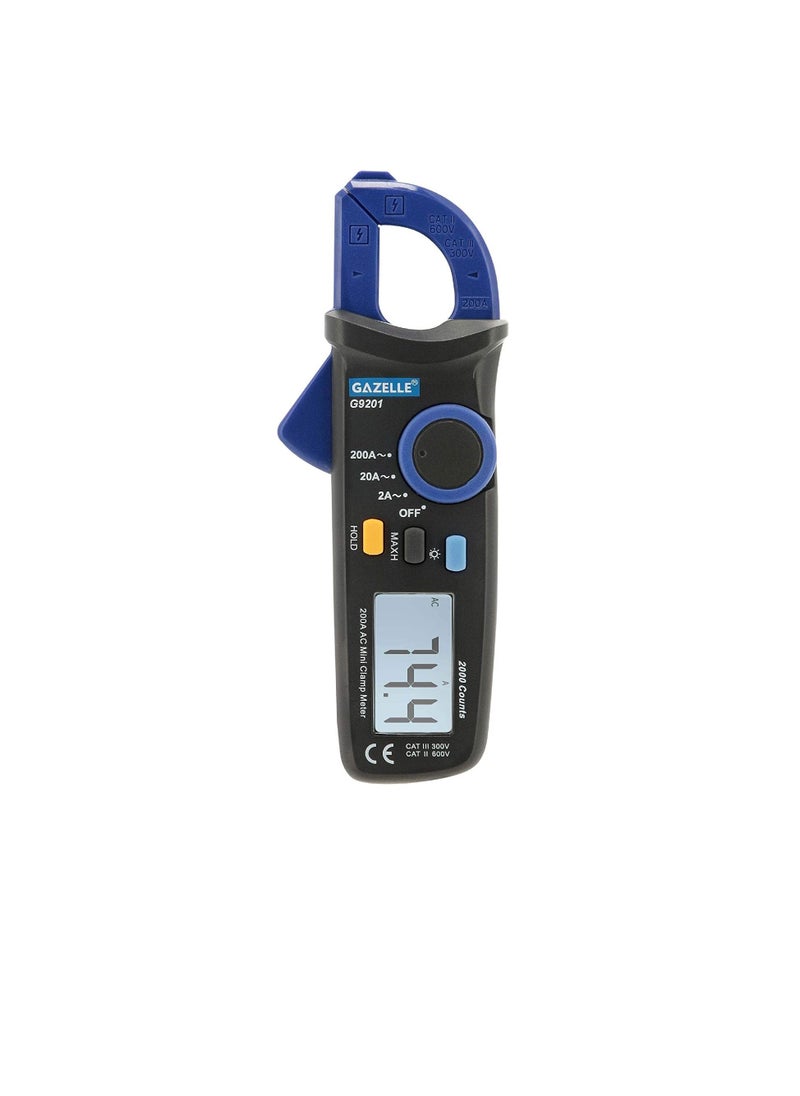 Gazelle Gazelle G9201 200A AC Mini Clamp Meter  - Image 1
