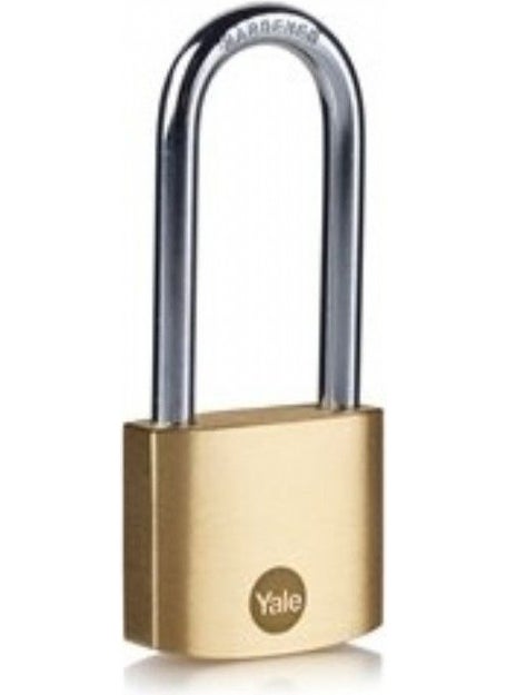 Yale Long Ring Brass Padlock 50 mm Two Way Silver - White 1 Piece  - Image 2