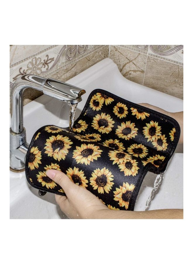 MUNTAQI Vehicle Center Console Armrest Cover Pad Universal Fit Soft Stylish Sunflowers Pattern Comfort Center Console Armrest Cushion - Image 4