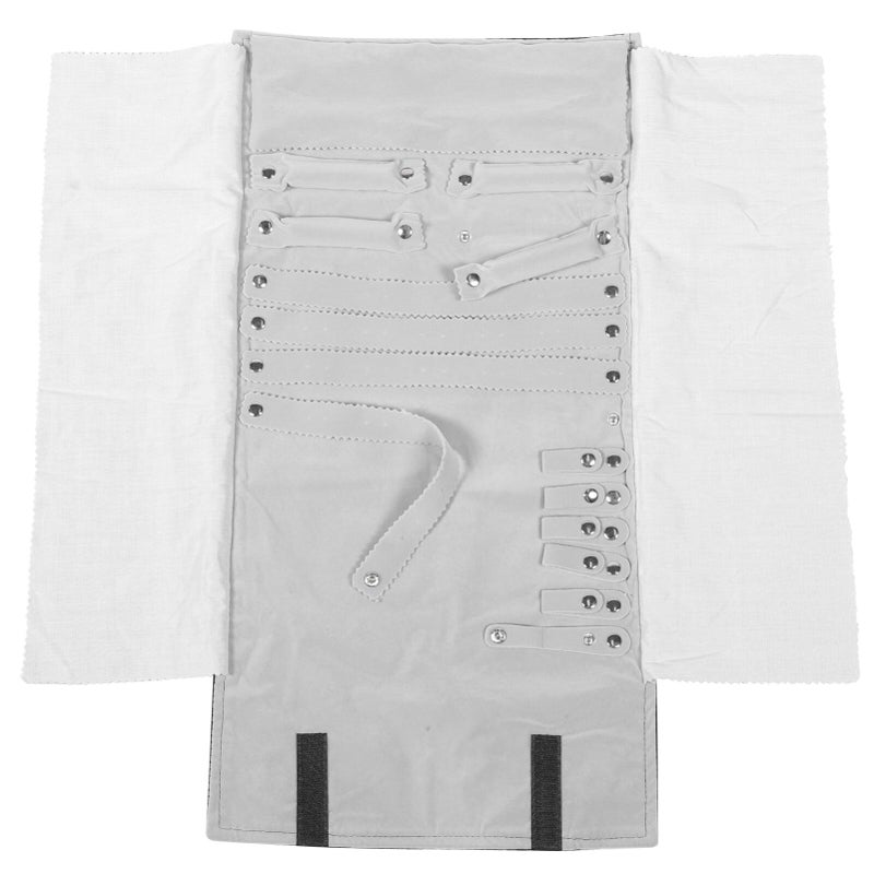 BESTOYARD Velvet Travel Jewelry Roll Portable Jewelry Holder Travel Bag Jewelry Travel Organizer for Necklaces Earrings Bracelets Rings Brooches and More Travel for Women - Image 1