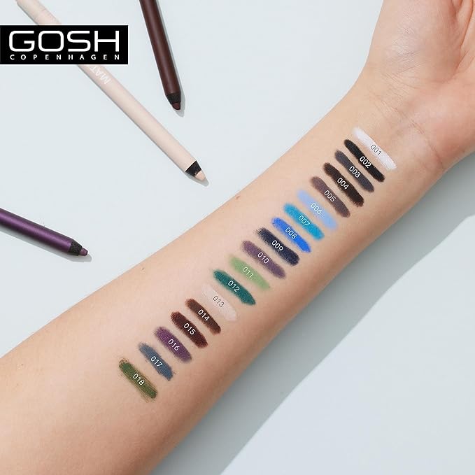 GOSH Eyeliner Velvet Touch I Waterproof Eyeliner Kajal I Soft Creamy Eye Pencil I Highly Pigmented Longlasting Transferproof I Vitamin E Jojoba Oil I Vegan Perfumefree I 011 Sky High - Image 5