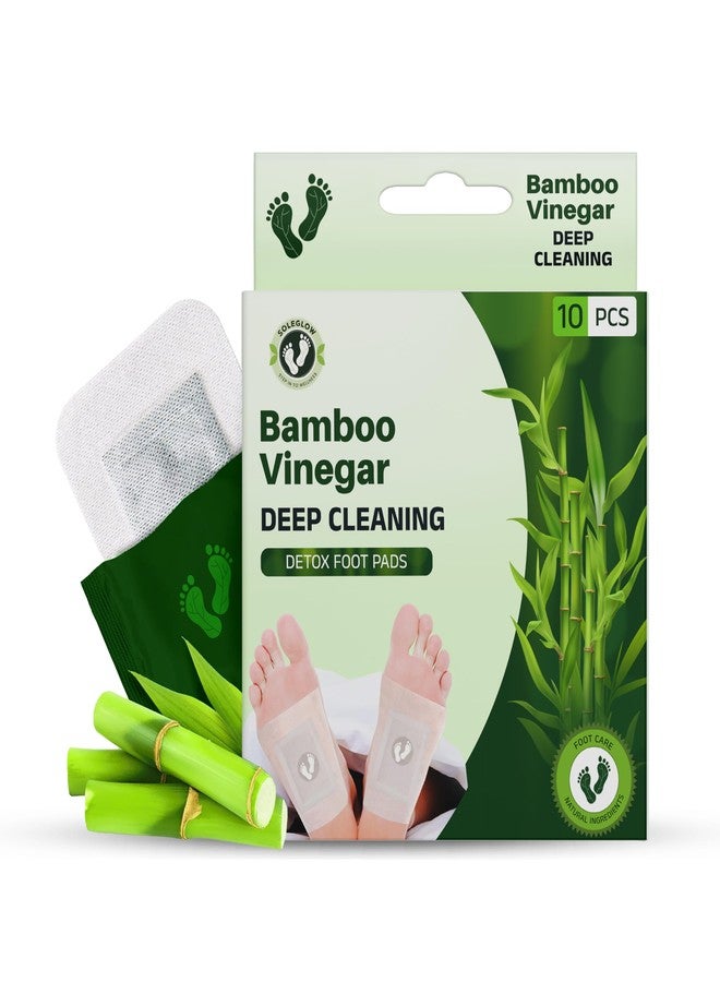 Soleglow Ultra Premium Detox Foot Patches Cleansing Toxin Remover Foot Pads For Men And Women Stress Relief & Detoxification (Pack of 1, Bamboo Vinger) - Image 1