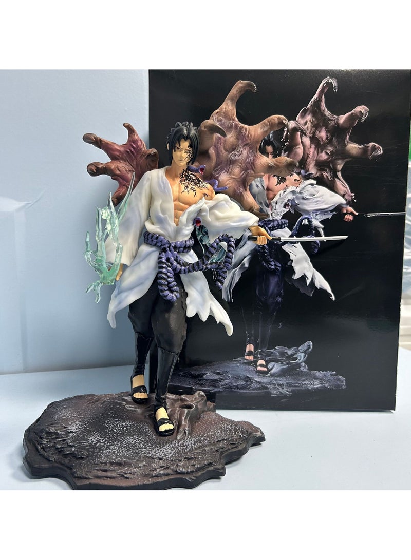 general Hokage GK Iron Curtain Sasuke, Kakashi, Reacher Resonance, the third item, statue model figure ornament for fans and friends, home decoration (30 cm) - Image 1