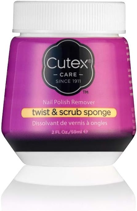 Cutex Revlon Cutex Twist Scrub Sponge Remover Jar - Image 1