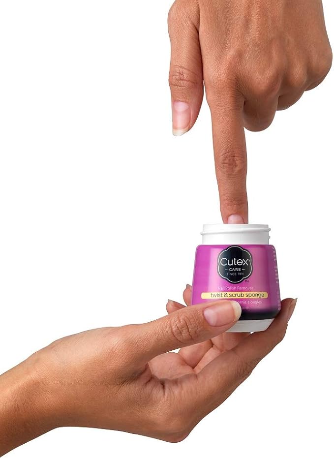 Cutex Revlon Cutex Twist Scrub Sponge Remover Jar - Image 3