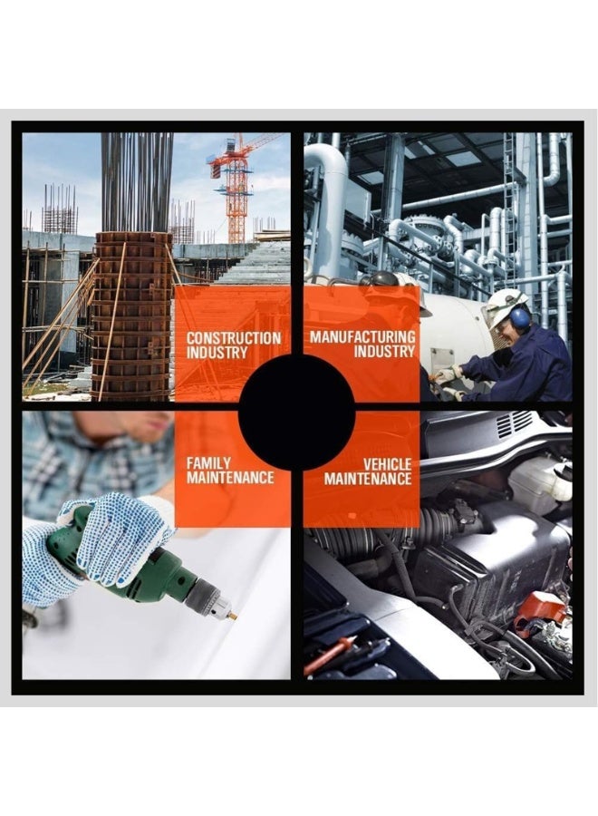 8pcs Impact Grade Power Drill Sockets Adapter Sets, Hex Shank Impact Driver Socket Adapter, Socket to Drill Adapter 1/4" 3/8" 1/2" Impact Driver Adapter (Size : 8PCS) - Image 3