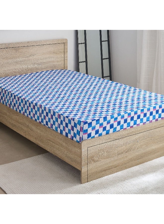 Home Box Gaming Racer Twin Microfibre Fitted Sheet 200 x 25 x 120 cm  - Image 1