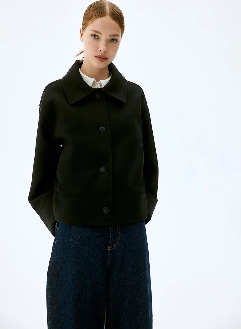 H&M Felted Jacket