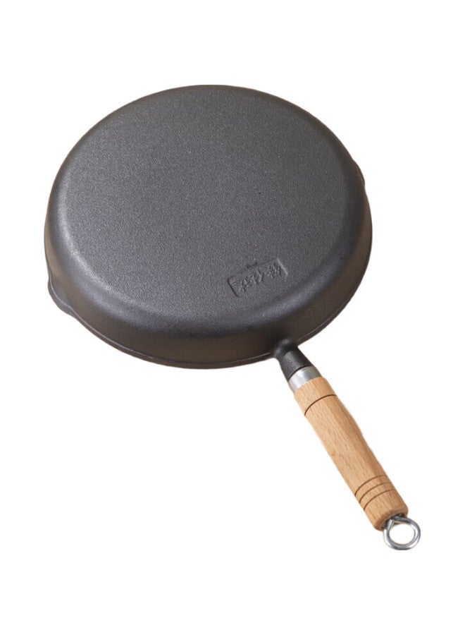 Telssida Thick Cast Iron Small Flat-Bottom Pan, Uncoated Steak Griddle, Non-Stick Egg Pan, Baby Food Pot, Raw Iron Mini Breakfast Pan - Image 2