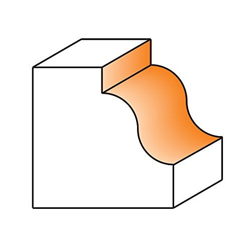 CMT ORANGE TOOLS CMT 840.850.11 Roman Ogee Bit, 1/2-Inch Shank, 1/4-Inch Radius, Carbide-Tipped - Image 2