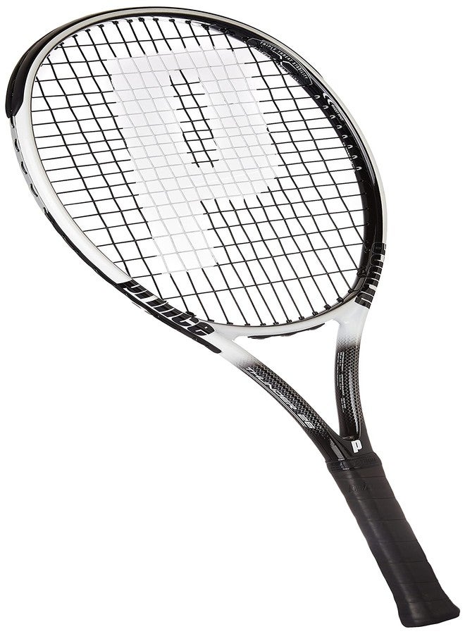 برنس مضرب تنس برينس ثاندر 26، كرة تنس برينس ستيج 2 برتقالية قياسية، 12 كرة مع خيط، بيست إكس بي 15، شريط لاند هيد أبيض داكن. - Image 2