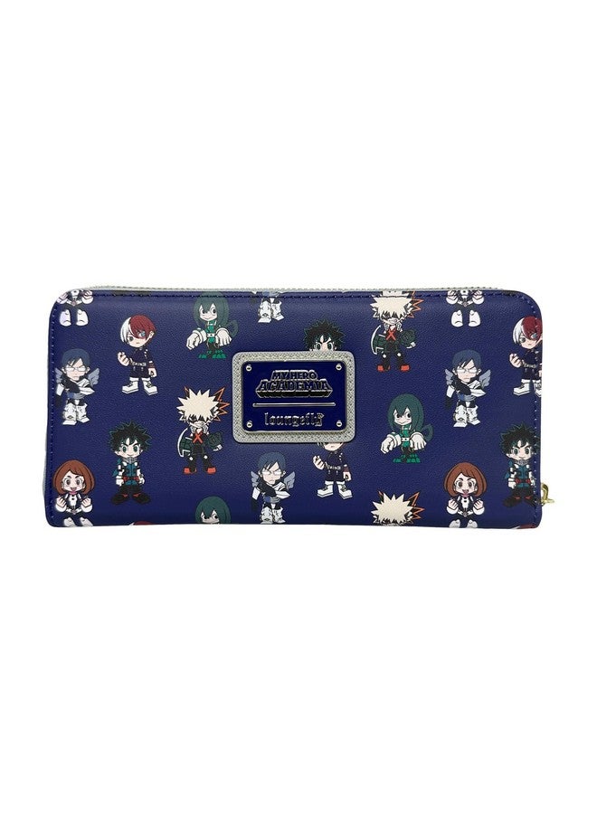 Loungefly My Hero Academia Allover Print Mha Zip Around Wallet - Image 1