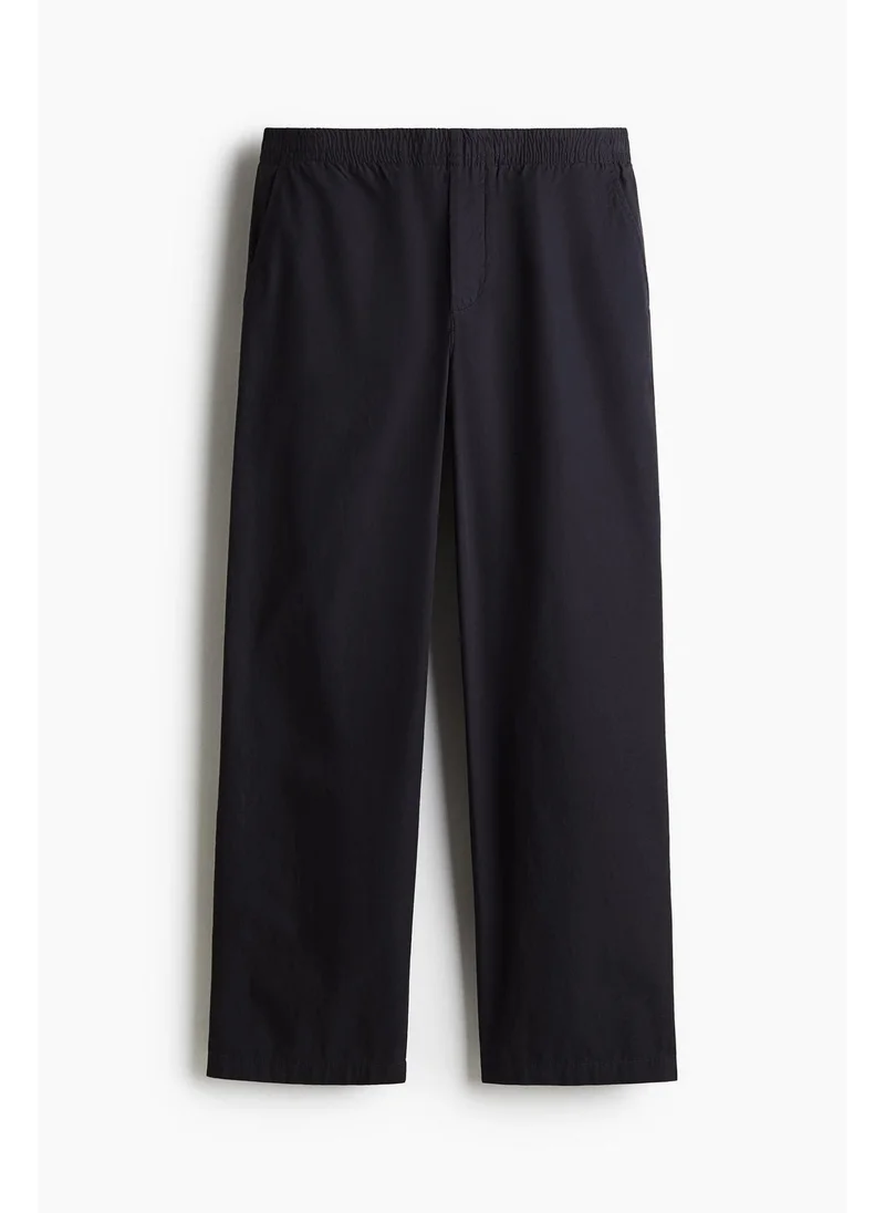 اتش اند ام Regular Fit Poplin trousers