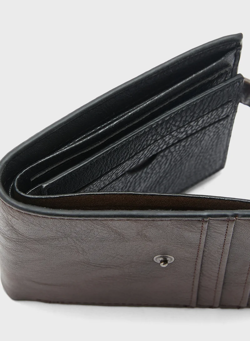 Robert Wood Bi Fold Wallet With Multiple Card Holder Pockets