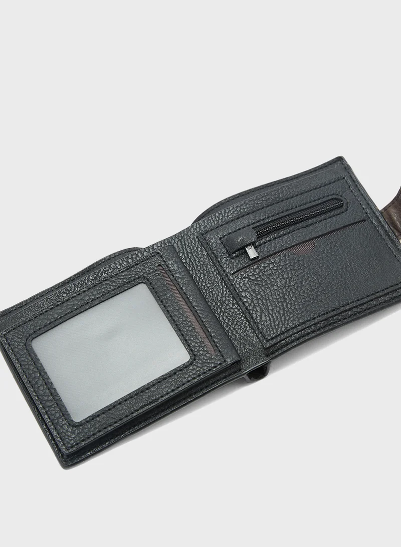 Robert Wood Bi Fold Wallet With Multiple Card Holder Pockets