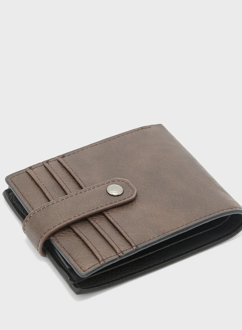 Robert Wood Bi Fold Wallet With Multiple Card Holder Pockets