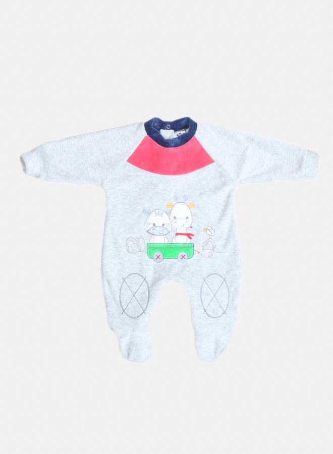 Papillon Plush baby jumpsuit 