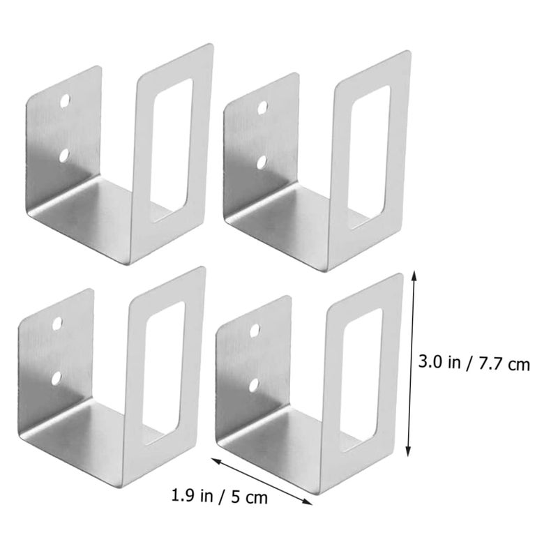 Black 4 Pcs Multi Functional Kitchen Storage Rack Pot Lid Cutting Board Organizer - Image 5