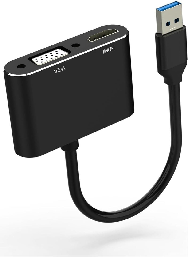 JAJEEK USB to HDMI VGA Adapter – 1080P USB 3.0/2.0 to HDMI VGA Converter, Compatible with Windows, Mac, and Android Devices - Image 4
