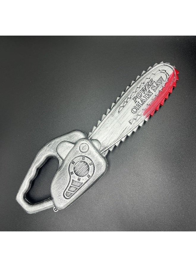 NIBEMINENT Halloween Prank Toys - Bloodstained Plastic Chainsaw