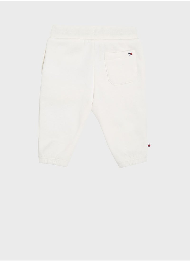 TOMMY HILFIGER Infant Logo Sweatshirt & Sweatpants Set  - Image 2