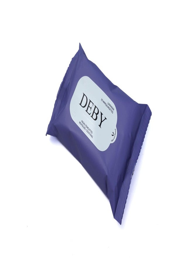 DEBY Facial Wipes | Soft and Gentle Cleansing Wipes for Face | Makeup Removal and Daily Refresh | Suitable for All Skin Types | Lavender | Lavender | 150 X 200 MM | Pack of 2 - Image 2