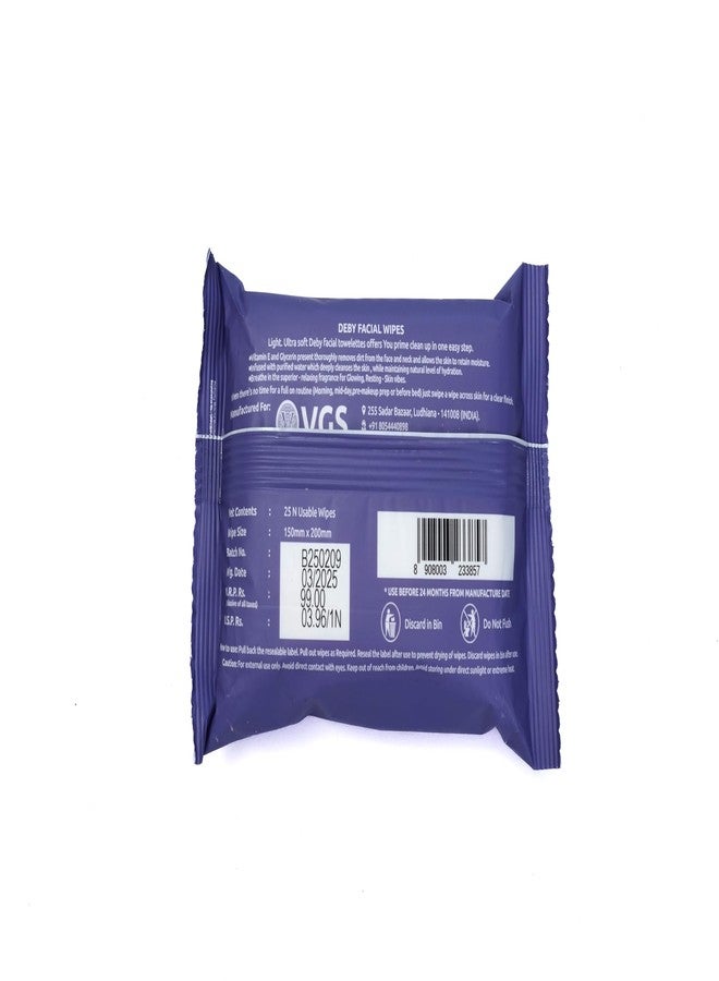 DEBY Facial Wipes | Soft and Gentle Cleansing Wipes for Face | Makeup Removal and Daily Refresh | Suitable for All Skin Types | Lavender | Lavender | 150 X 200 MM | Pack of 2 - Image 3