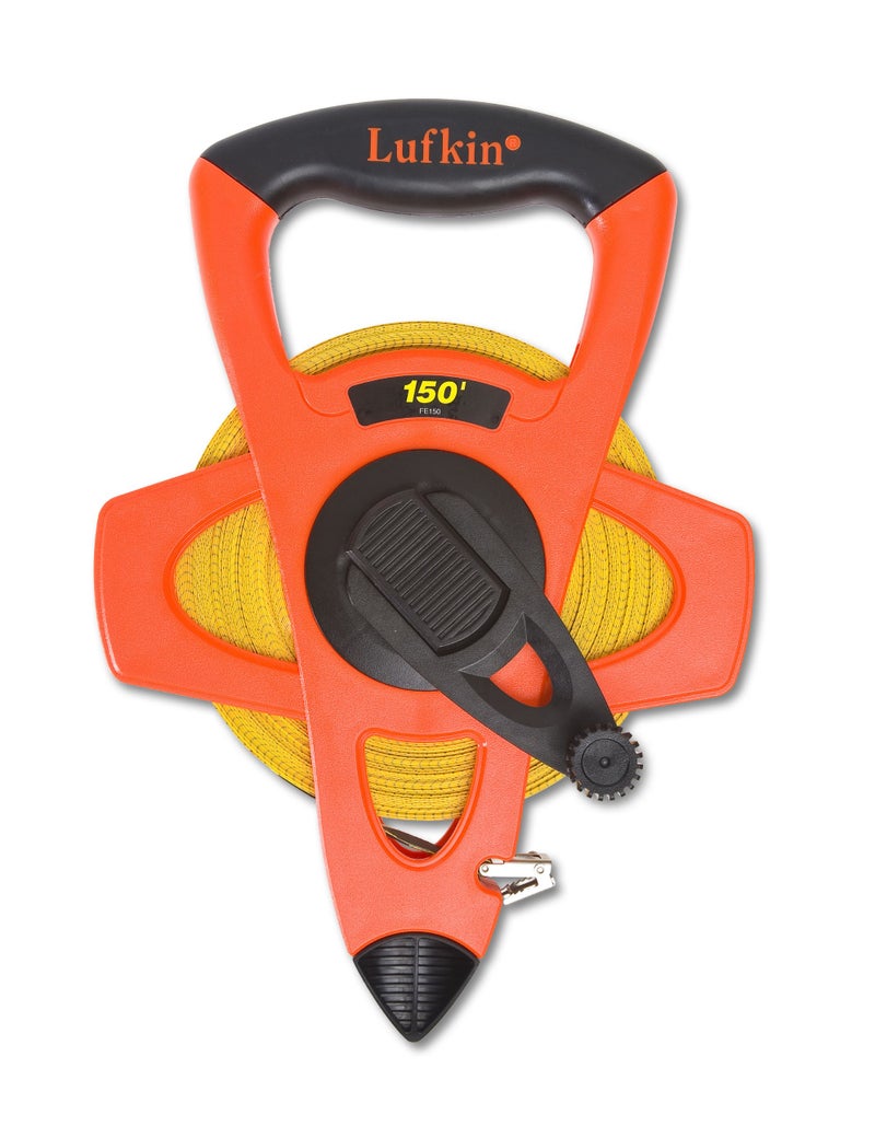 Lufkin متر قياس فايبرغلاس كريسنت لوفكين 1/2" x 150' هاي-فايز® برتقالي - FE150 - Image 1