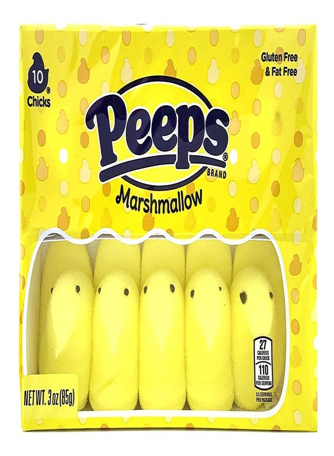 Peeps Easter Peeps Peeps Yellow Marshmallow Chicks Easter Candy (Pack of 3), 10 Count - Image 2