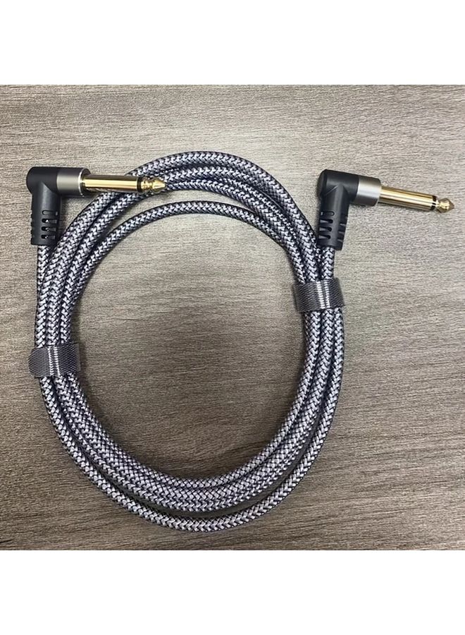 6 Inch High Fidelity Guitar Amplifier Cable Durable Round Flexible Gold Plated Connector For Electric Instrument Bass Amp Accessories - Image 5