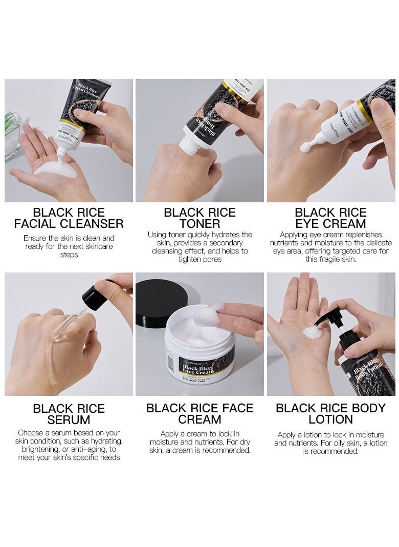 Kormesic Black Rice Eye Cream - 30ml Anti-Aging & Repairing Eye Cream  - Image 2