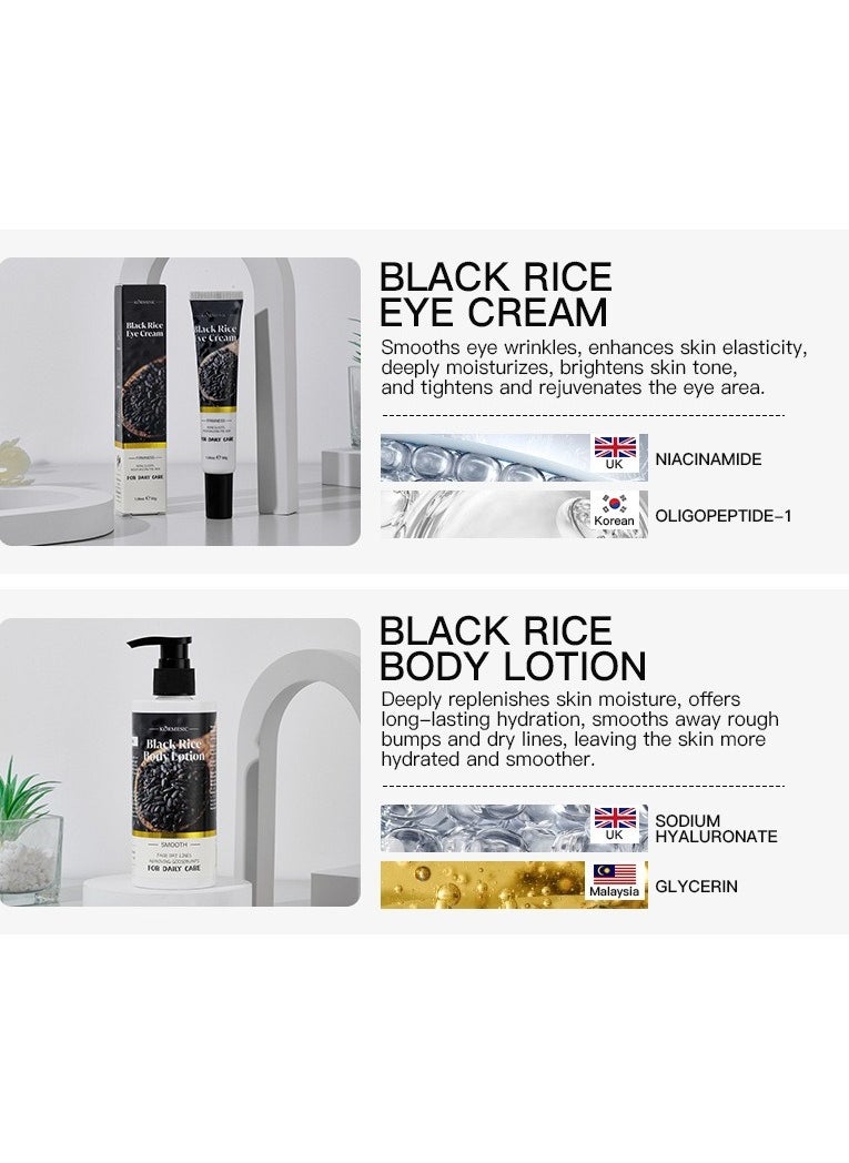 Kormesic Black Rice Eye Cream - 30ml Anti-Aging & Repairing Eye Cream  - Image 4