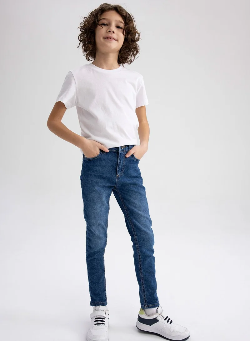 DeFacto Kids Mid Wash Slim Fit Jeans