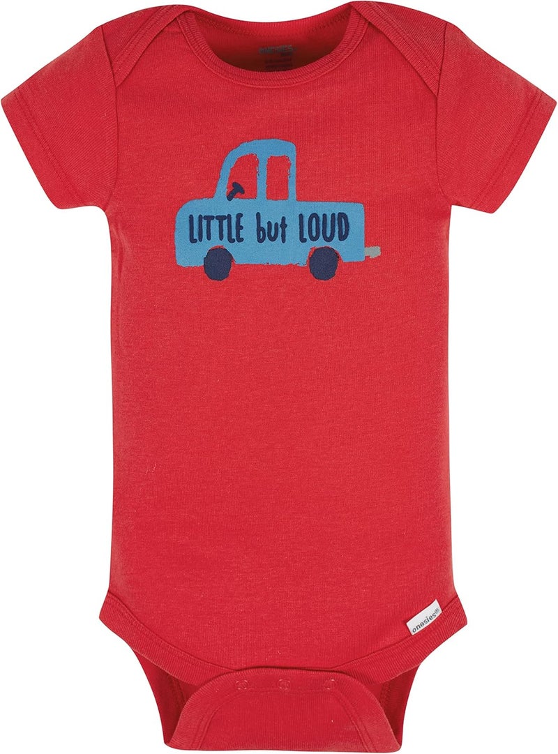 Onesies Brand Baby Boys' 8-pack Short Sleeve Mix & Match Bodysuits - Image 4
