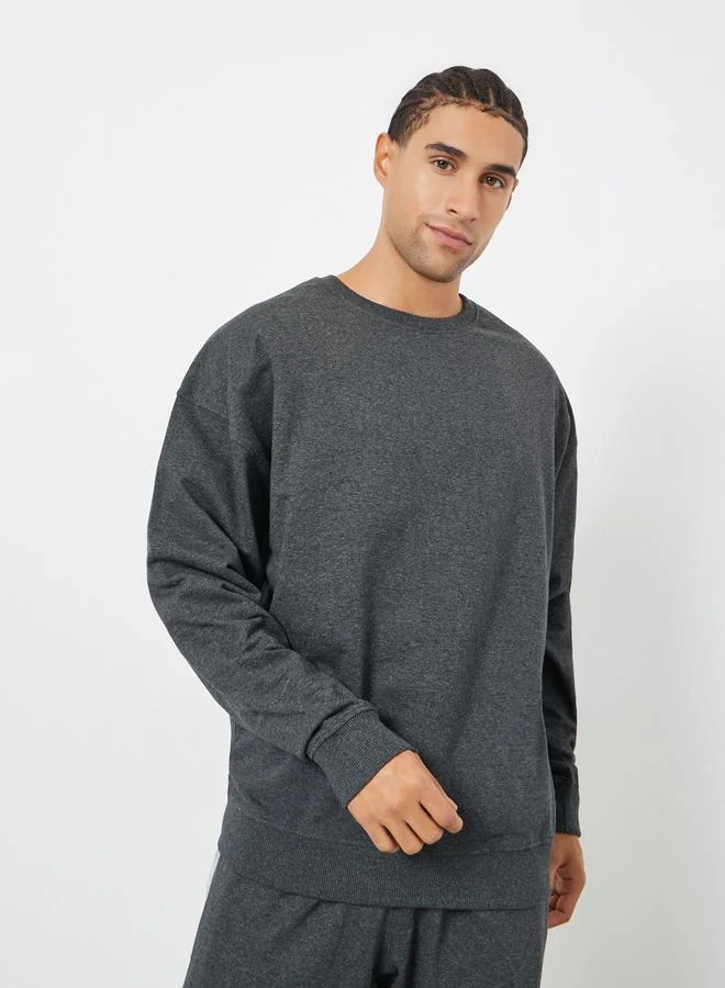 Styli Men Oversized Sweatshirt and Joggers Co-Ords