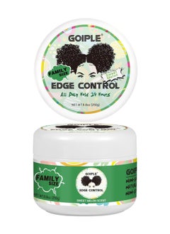 Goiple Goiple 8.8 OZ Edge Control Wax for Women Strong Hold Non-greasy Edge Control Smoother Edge Wax Styling Fixer Edge Control for Black Hair No Flaking, White Residue, Shine and Smooth (Sweet Melon)  - Image 1
