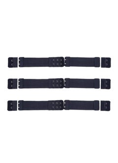 yantaisiyu 3 Setslot Elastic Grip Bands For Wigs Adjustable Wig Straps With Hooks Sewing Making Diy Wig Accessories Black (Size 3.0 Cm)  - Image 1