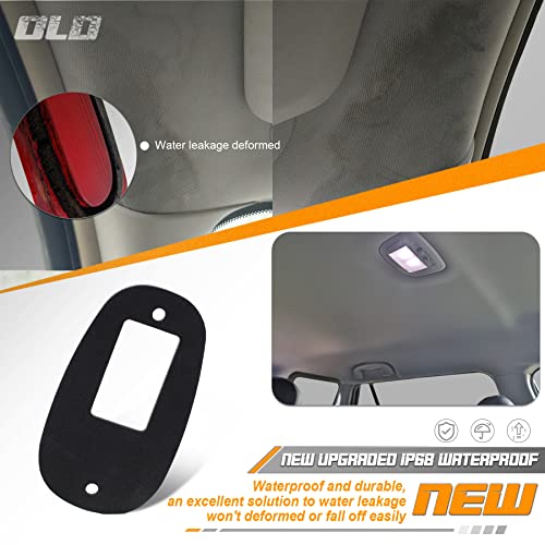 HERCOO Roof Cab Marker Light Gasket Clearance Running Lights Lamp Seal Compatible with Ram 1500 2500 3500 4500 5500 pickup 2003 to 2018, Single Sided Adhesive - Image 3