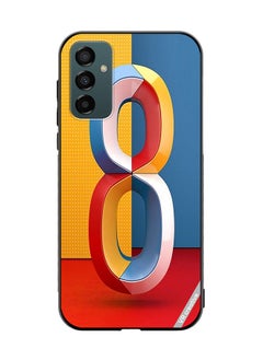 Protective Case Cover For Samsung Galaxy F23 Number 8 Design Multicolour