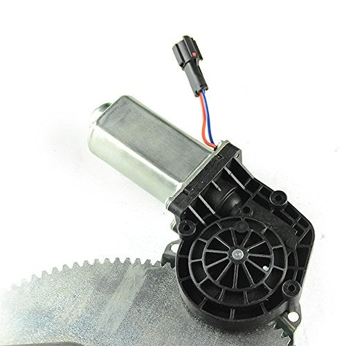 SHOWSEN 741-674 Front Left Driver Side New Window Regulator with Motor Fit 1981-1996 Ford F-150/F-250/Bronco 1981-1983 Ford F-100 1988-1997 Ford F-450 Replacement F6TZ1523209-AA - Image 4