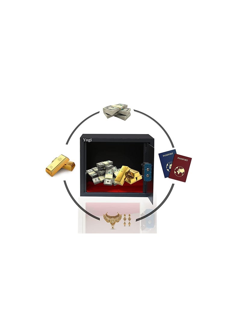 MAXSERA MAXSERA Mechanical Safe Locker Intelligent Metal Deposit SafeSafe BoxSafety lockerKey LockerJewellery Money SafeLockers for HomeOfficeHotelProfession Institutes25 x 35 x 25 CM  - Image 4
