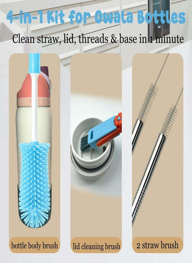 Gmleey 4 Pack Cleaning Kit for Water Bottle - Image 4