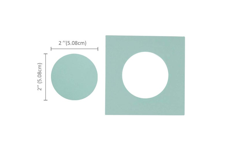 BiraBira Bira Craft 2" x 2" Square Magnetic Punch - Anywhere, Everywhere, Window, Frame for Paper Crafting Scrapbooking - Image 4