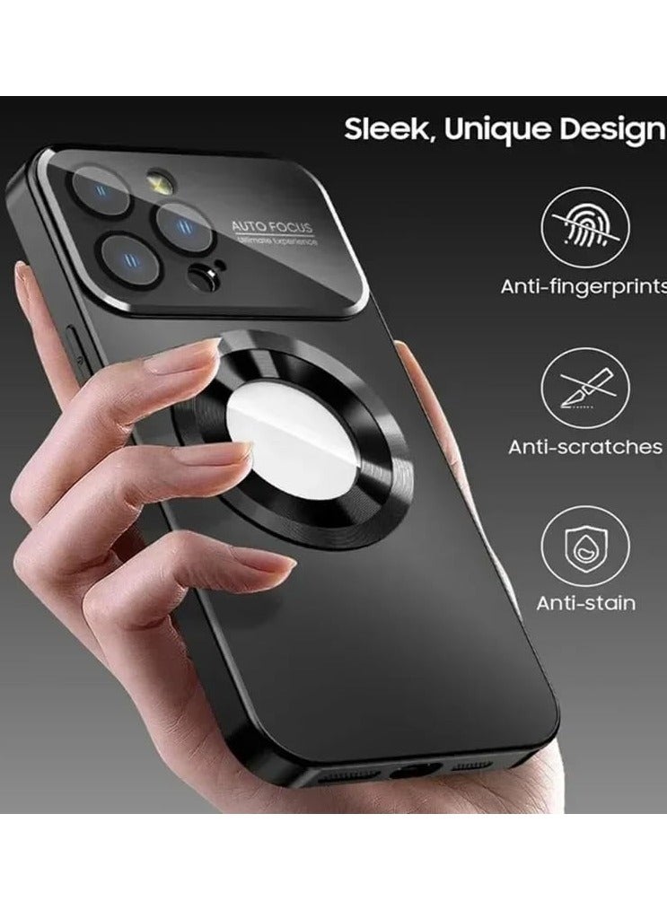 Case for iPhone 16 Pro Max (2024),Magnetic Titanium Metallic Color Phone with Fully Wrapped Lens Protection,Compatible Car Mount & Wireless Charging - Image 4