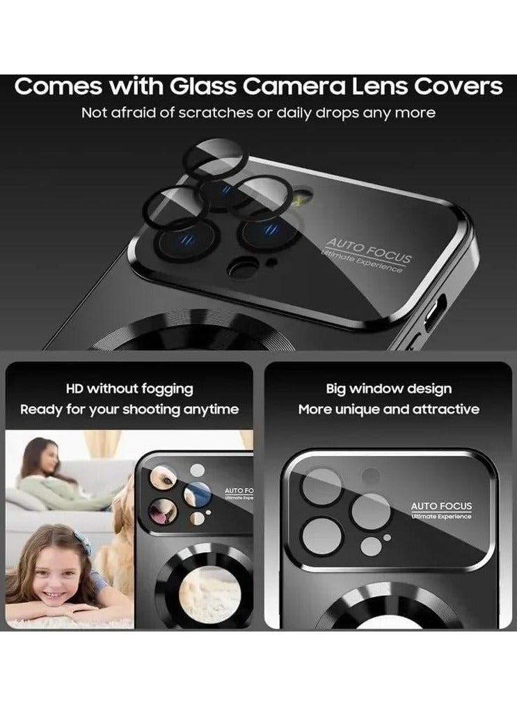 Case for iPhone 16 Pro Max (2024),Magnetic Titanium Metallic Color Phone with Fully Wrapped Lens Protection,Compatible Car Mount & Wireless Charging - Image 2